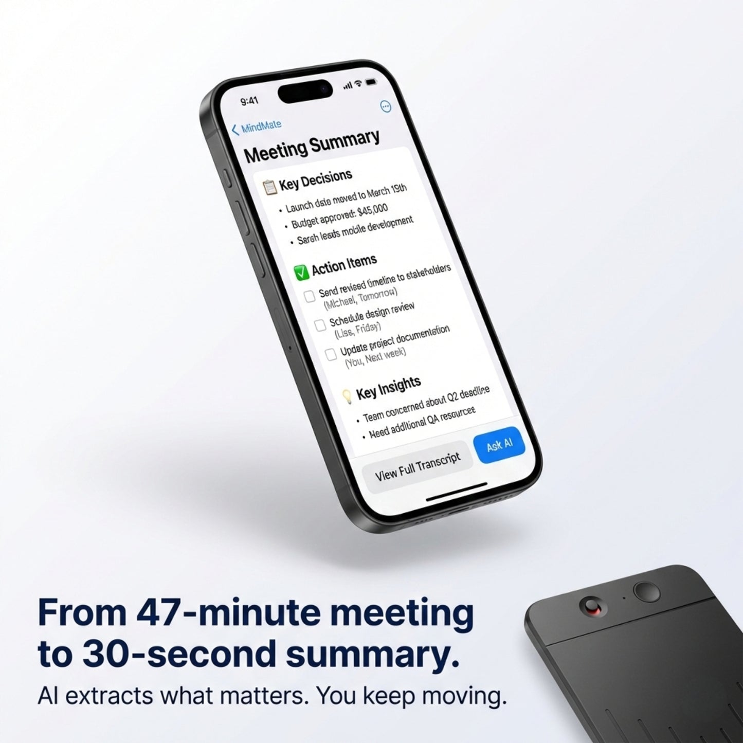 MindmateAi™ - Your AI Note-Taking Assistant